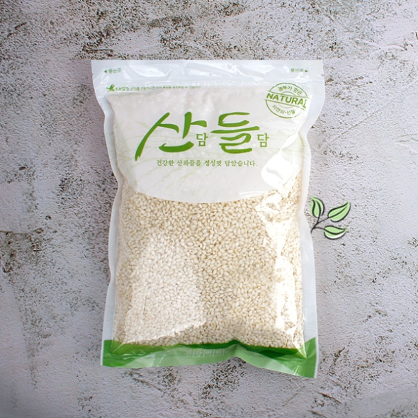 [산담들담] 우리잡곡 찹쌀 1팩/2팩/3팩/5팩 (팩당1kg)