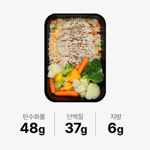 식스밀 닭가슴살 계란볶음밥_325g*4팩