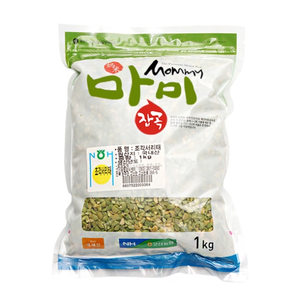 [고산농협] 마미잡곡 조각서리태 1kgx1팩/2팩/3팩