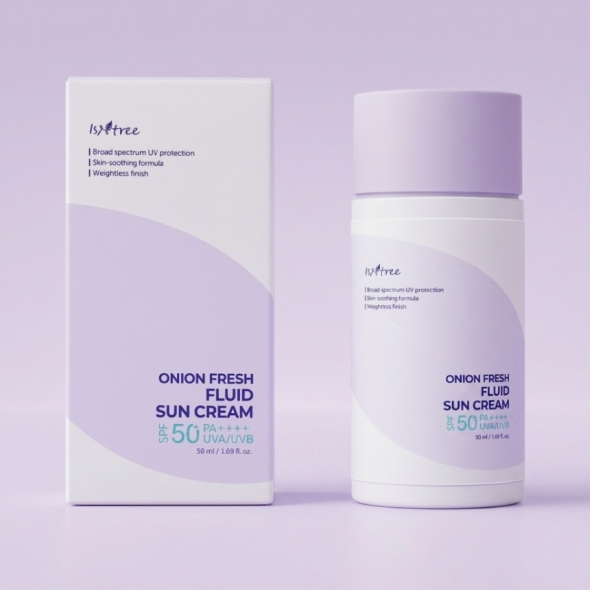 썬크림 이즈앤트리 어니언 프레쉬 플루이드 선크림 SPF50+ PA++++ 7중 모공케어