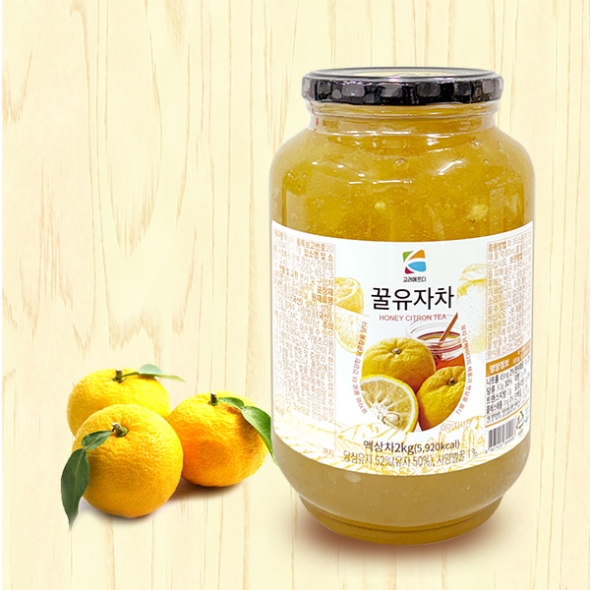 [자연을마시다] 꿀유자차 1병/2병 (병당2kg)