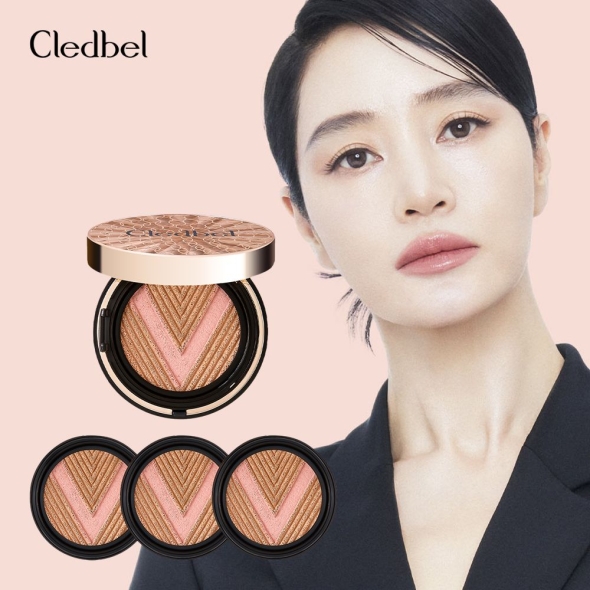 [끌레드벨] 글로우파워 리프트 V 쿠션 -로즈골드 (본품1개+리필3개)
