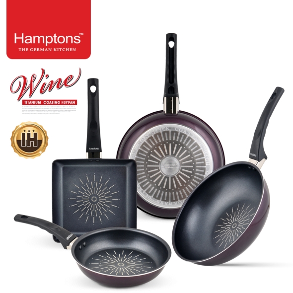 햄튼 와인 티타늄 인덕션 프라이팬 3종 세트-E(4p)(20F28F28W28G)