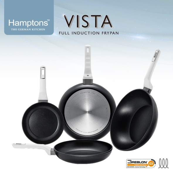 햄튼 비스타 풀인덕션 C3코팅 후라이팬 4종 세트(20F26F28F28W)