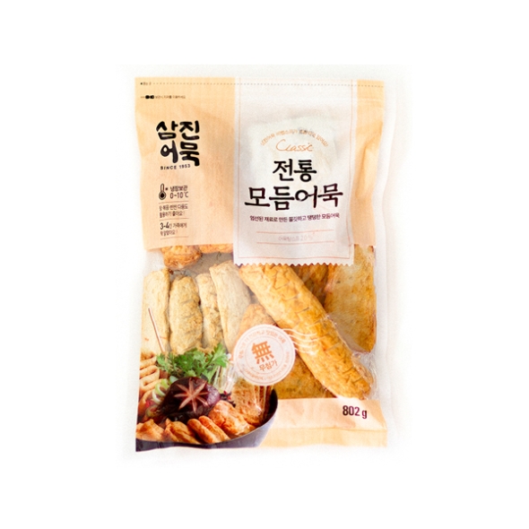 [삼진어묵] 전통모듬어묵 (10가지모듬상품 / 802g)  