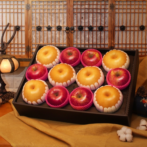 [선물세트] 사과배혼합세트(사과6개,배6개)
