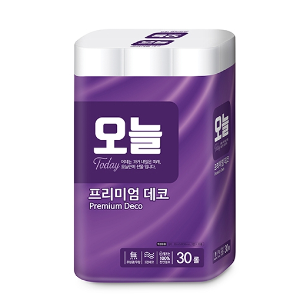 [만원의행복][오늘] 천연펄프 3겹화장지 30M 30롤 1개