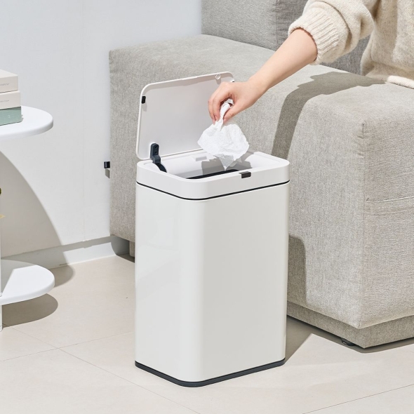 [올리] 스마트 모션 충격감지센서 20L 자동 휴지통 OLSB24W