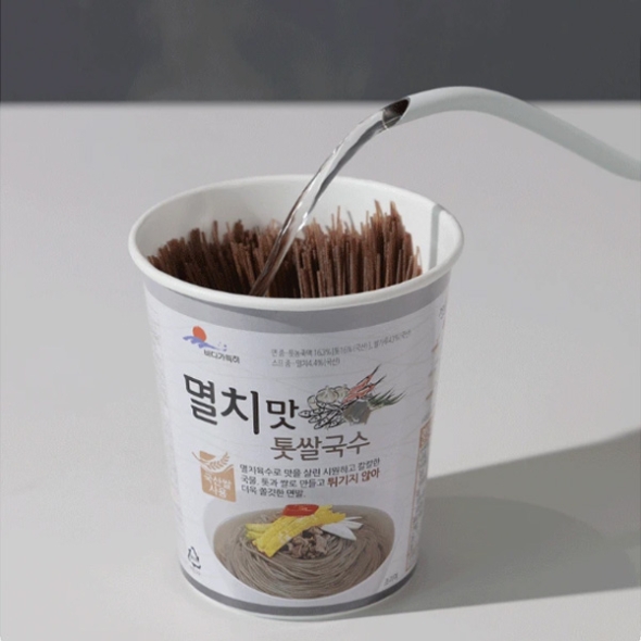 [완도바다] 멸치맛 톳 쌀국수컵면 5통/10통/15통(통당82g/스프포함)
