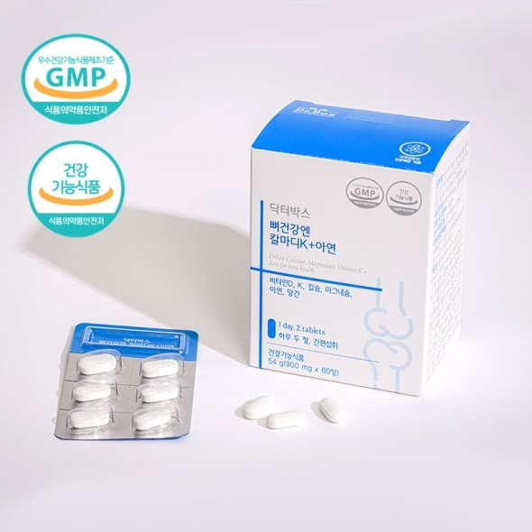 [닥터박스] 뼈건강엔 칼마디K+아연 60정 60정