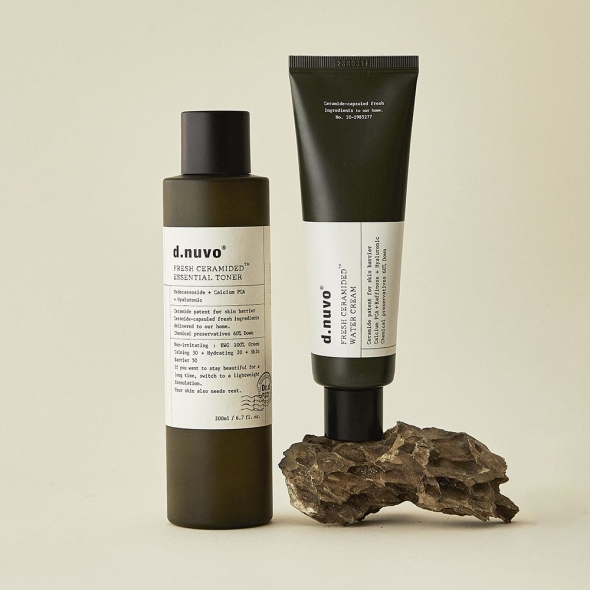 (2종세트) 디누보 프레쉬 세라마이디드 에센셜 토너 200ml + 세라마이디드 워터크림 80ml