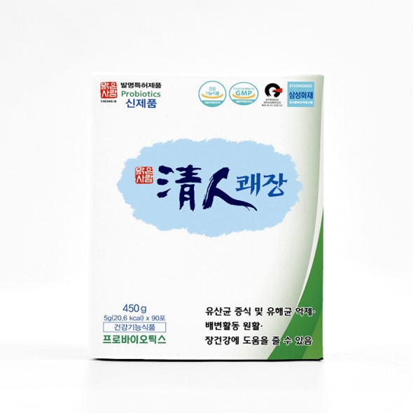 [특별할인] 청인 쾌장 유산균(450g) 90포