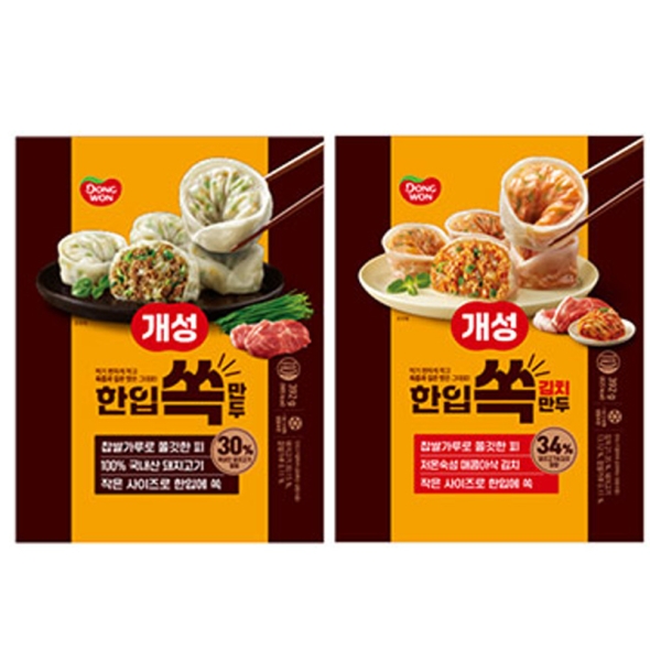 [동원] 개성 한입쏙만두 392g (김치/고기 택)