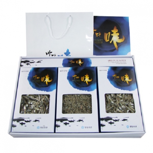 청정태안 멸치세트 1.2kg (소멸 400g+중멸 400g+대멸 400g)