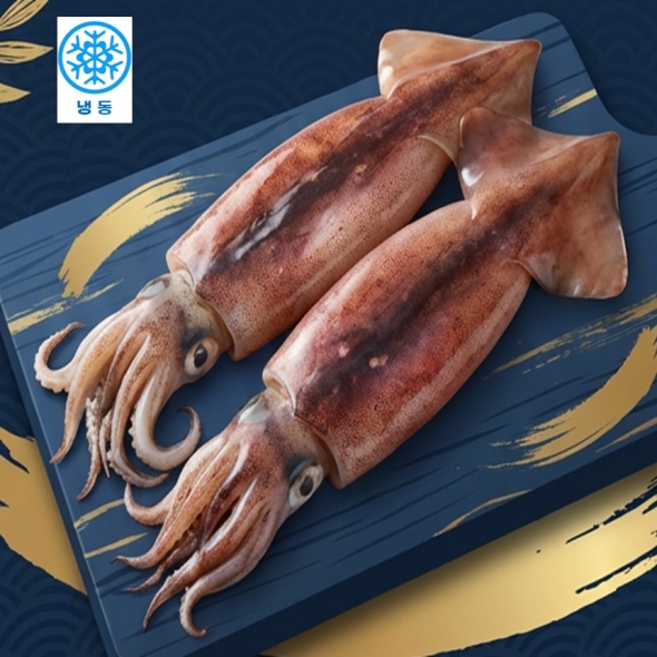 [보름데이] 생물 오징어 (소) 2마리 3팩 SET