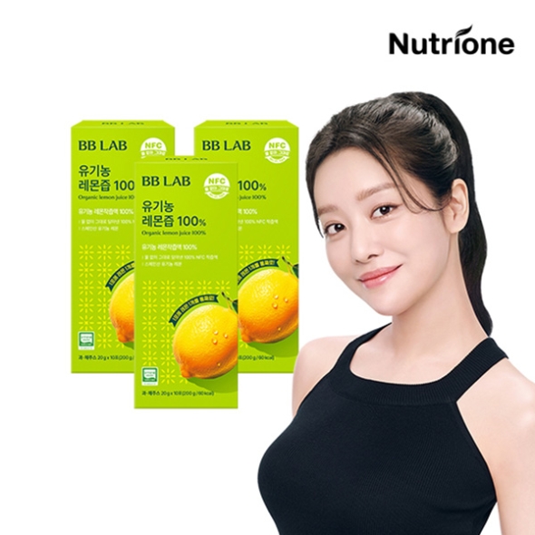 [뉴트리원] 차주영 비비랩 유기농 레몬즙 100% 3-6박스