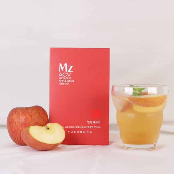 엠지 애사비 유기농 발효 사과식초 (20g*15포)(1,2,4,6박스 택)