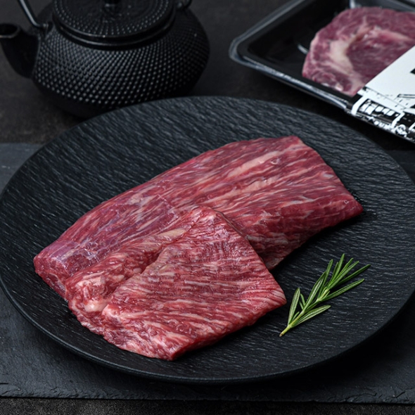 [아산한우] 무항생제 1++등급 저온숙성 한우 국거리(양지) 250g