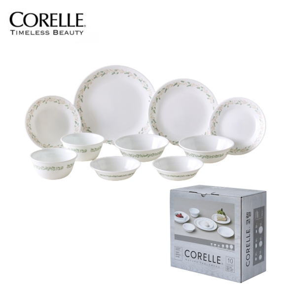 코렐 라벤더리스 2인 10P 세트