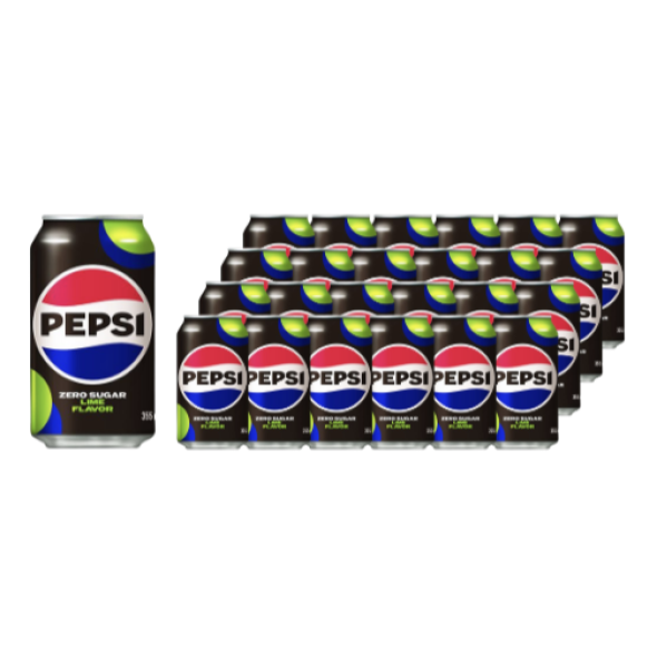  [롯데] 펩시콜라 제로슈거 라임향 355ml x 24캔 (업소용)