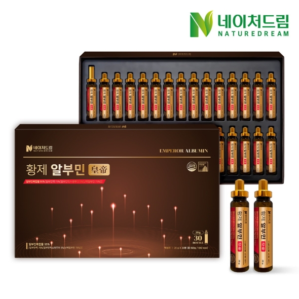 [네이처드림] 황제 알부민 20g x 30병 (쇼핑백동봉)