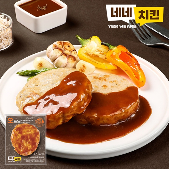 [네네치킨] 네꼬닭 닭가슴살 오트밀 스테이크 5팩 (택)