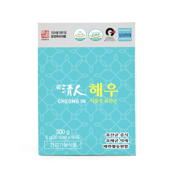 [특별할인] 청인 해우 유산균(300g) 60포