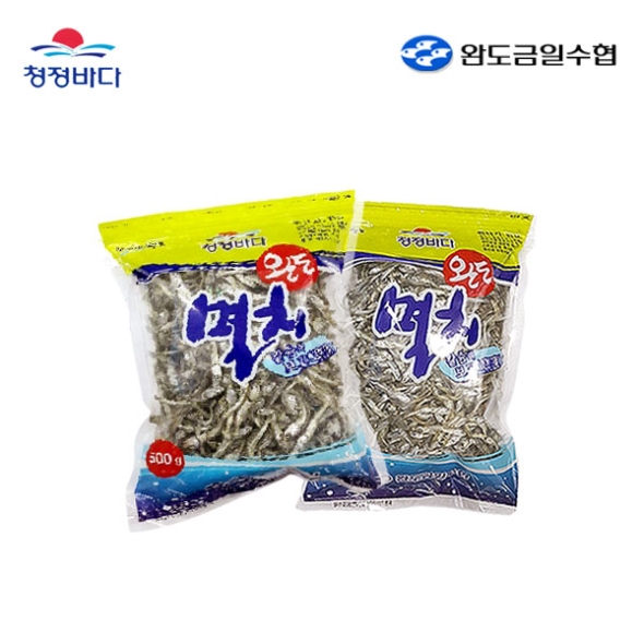 [완도금일수협] 멸치 2종 (대멸500g+중멸500g)