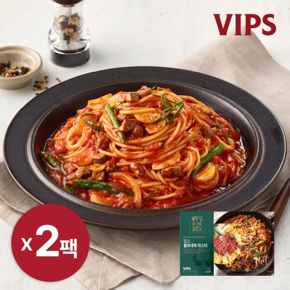 [VIPS] 빕스 이탈리아 볼로네제 원팬 파스타 275g x 2팩