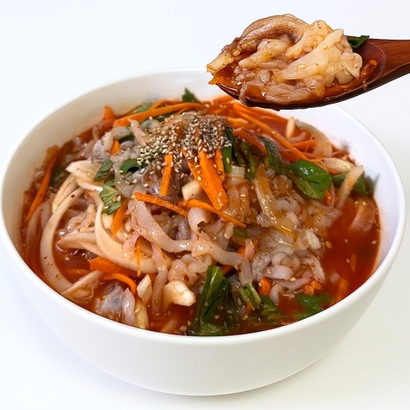 포항식 한치물회 한치채 몸통 다리 초간편 비법양념 넉넉한 중량 급냉 냉동