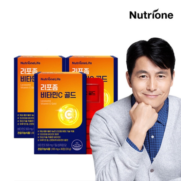 [뉴트리원] 정우성 리포좀 비타민C 골드 3-6박스