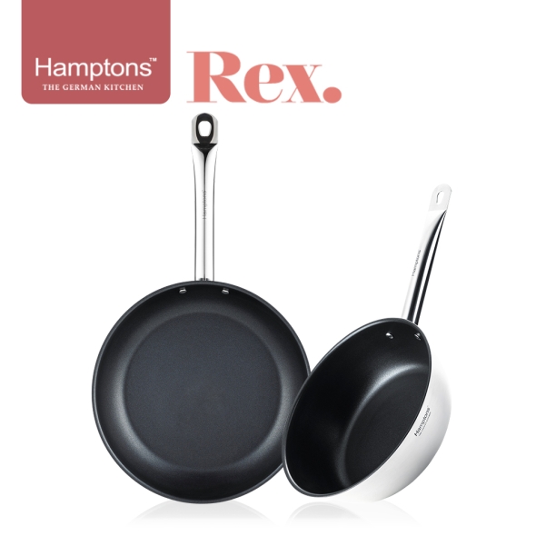 햄튼 렉스 스텐 인덕션 코팅 프라이팬2종세트-E /28F24W