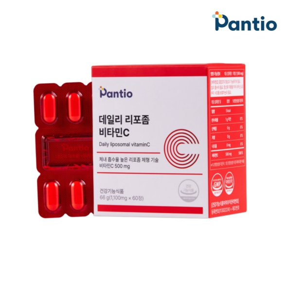 [보령약국 비타민] 판티오 데일리 리포좀비타민C1000 약국 영양제 60정(2개월분)