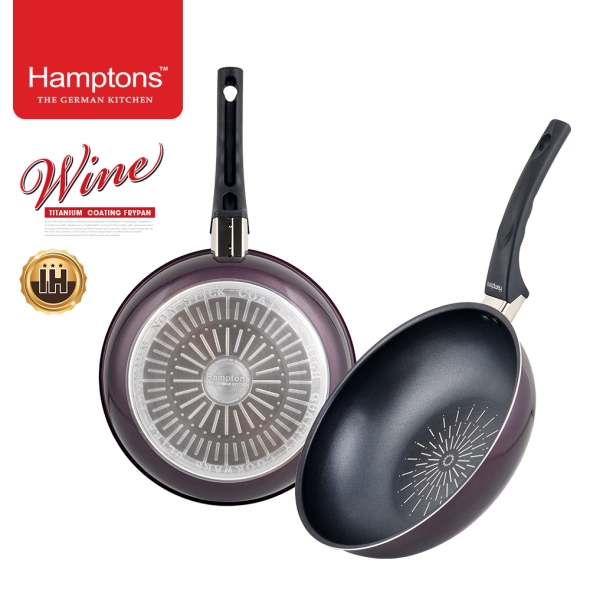 햄튼 와인 티타늄 인덕션 프라이팬 2종 세트-D(28F28W)
