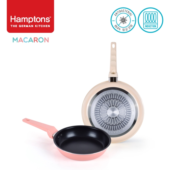 햄튼 항균 마카롱 인덕션 프라이팬 2종세트-B(22F28F)