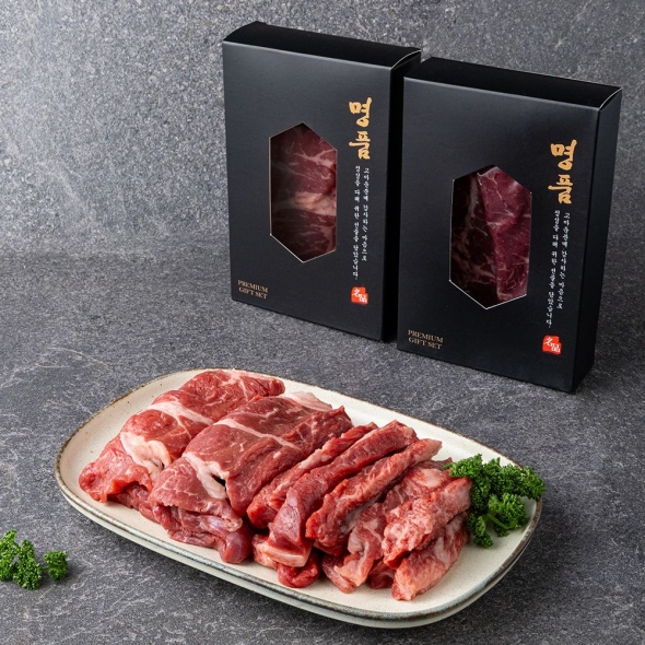 [한결스토어]가 준비한 1등급 국내산 소고기 갈비세트 600g