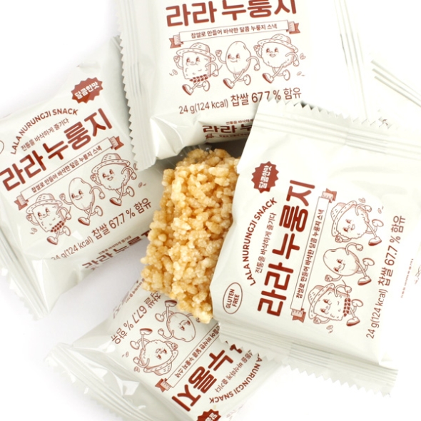 [전통과자] 라라 누룽지스낵 432g(24gx18봉입/개별포장) 1봉/2봉/3봉