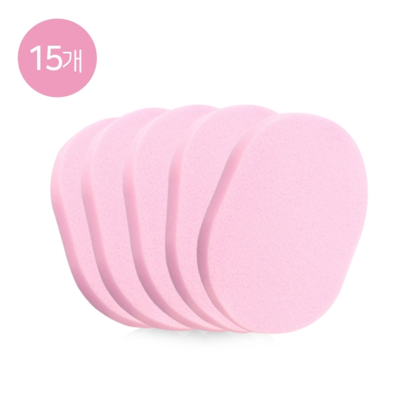 [특별할인] 클렌징 세안 피부과 스펀지 클렌징해면 개별포장 15개