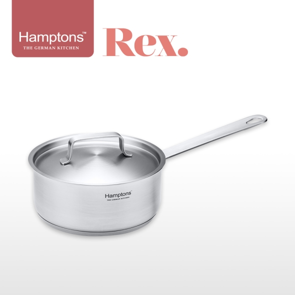 햄튼 REX 3중 바닥 인덕션냄비(18CM편수)(HREX-18S)