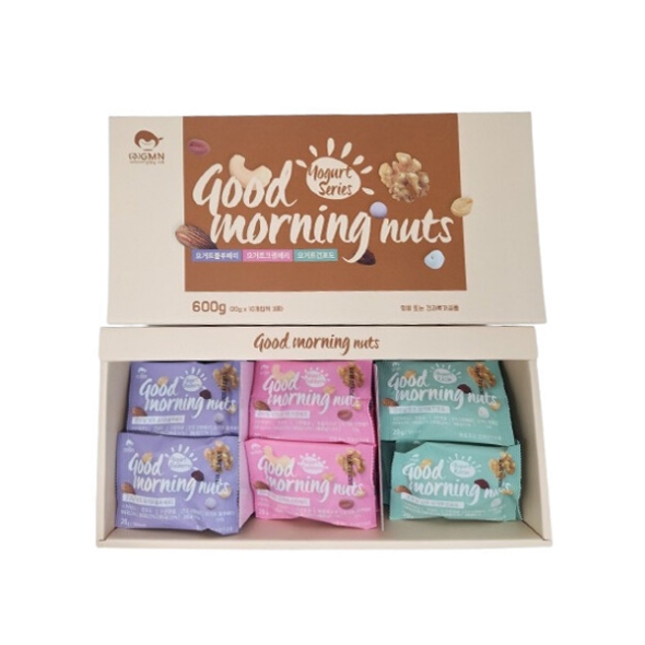 [굿모닝너츠] 하루한줌견과 10입 3종 선물세트 (30봉/60봉/90봉/120봉/150봉)