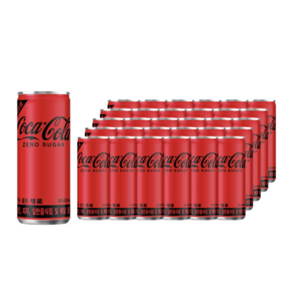 제로 코카콜라 245ml x 30캔 (업소용)