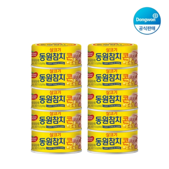 [동원] 콘참치 85g x 10캔 (003799755）