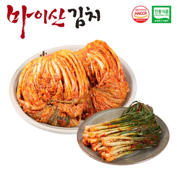 [한국농협김치] 전북대표 마이산김치 2종4호(포기김치3kg+파김치1kg)