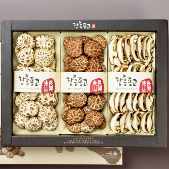 [선물세트]장흥 백화고 혼합 버섯 선물세트370g