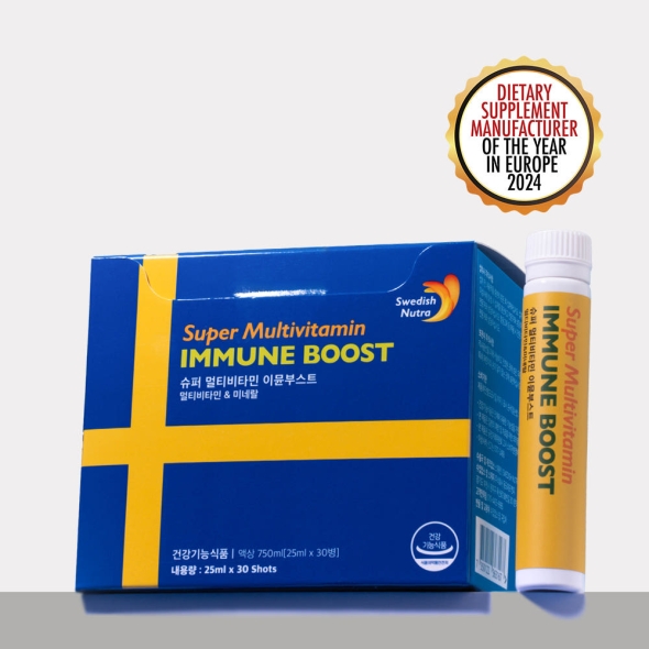 [스웨디시뉴트라] 슈퍼멀티비타민 이뮨부스트 (25ml * 30샷) / 쇼핑백증정