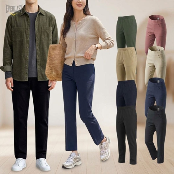 [에버라스트] 데일리 루즈핏 리얼스판 밴딩바지