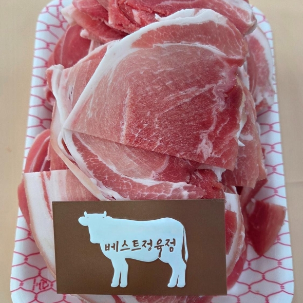 [베스트정육점]국내산 한돈 불고기 ,제육볶음용/냉동/1.8kg/2.4kg