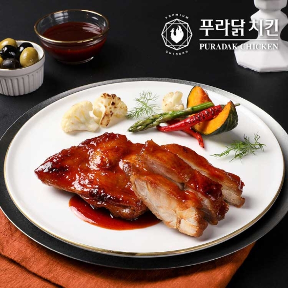 [푸라닭] 닭다리살 스테이크 130g 3팩 (택)
