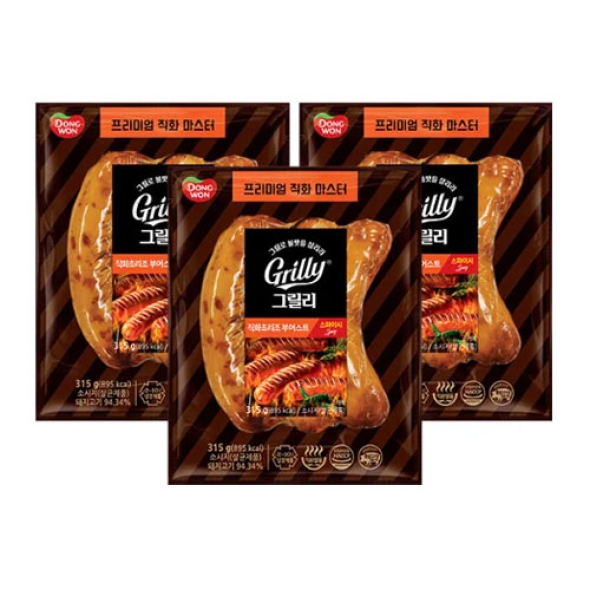 [동원] 그릴리 초리조 부어스트 315g × 3개 (003911192)