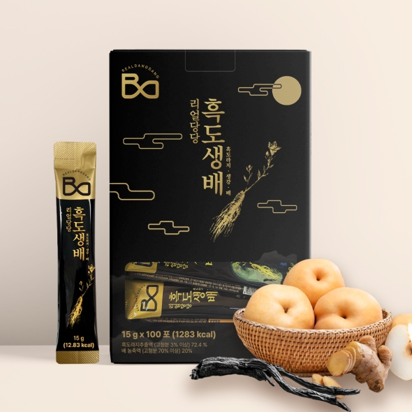 [리얼당당] 흑도라지 생강 배 흑도생배 100포